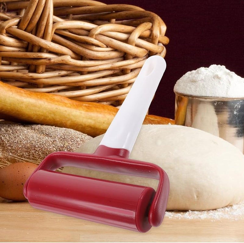 2Pcs Plastic Rolling Pin Dough Roller With Ergonomic Handle For Even Thickness Baking - Image 5